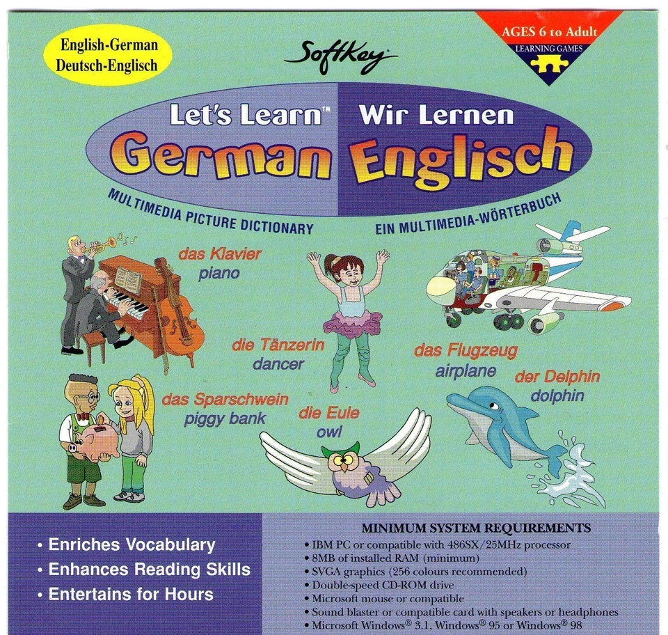 (image for) Lets Speak German by Softkey